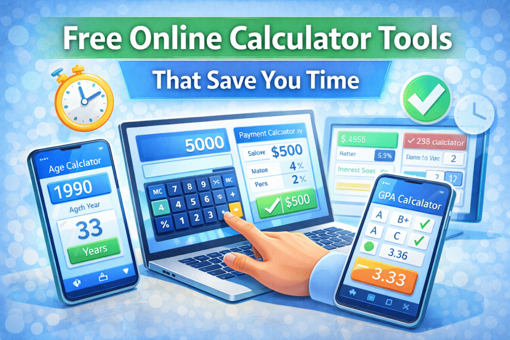 Free Online Calculator Tools